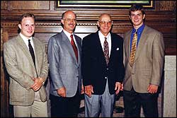 From left: Michael, CPO; Karl, CPO, FAAOP; the late Carlton, CPO; and David, CPO.