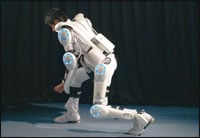 Robot Suit HAL™. Photograph courtesy of Professor Sankai, CYBERDYNE Inc./University of Tsukuba.