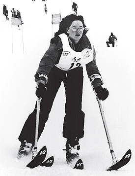 Oates downhill skiing