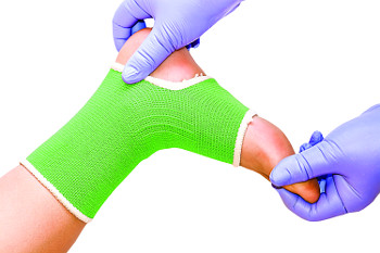 wrapped ankle