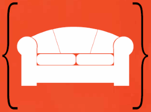 graphic of couch