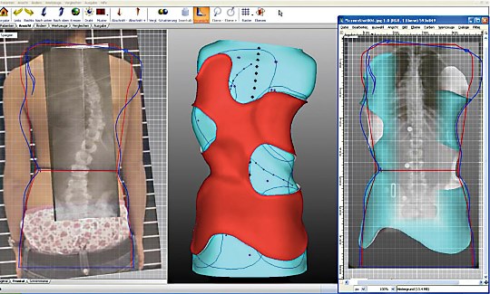 technician with 3-axis carver