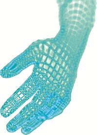 graphic of computer arm