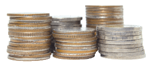 stack of coins