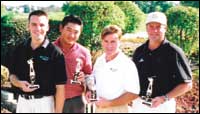 OPAF Golf Tournament first-place team included Eric Robinson, Sada Kemeda, Dan Cox and Geoff Nicholas.