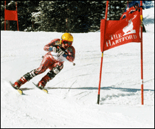 George Sansonetis captured the bronze medal in last year's Ski Spectacular slalom.