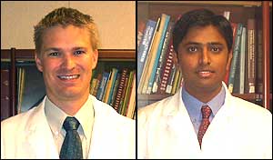 Chad Kincaid (left) and Saravanan Sundarakrishnan (right)