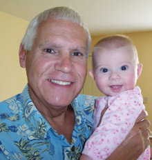 Zimecki with granddaughter Harper Grey