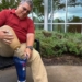 Stuart is the first veteran to receive a 3D-printed prosthetic socket fabricated using the VA’s integrated workflow. Photograph by VA Puget Sound photographer Oscar Valenzuela.