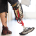 The concept behind Hogan’s Project Bike Leg came from a rudimentary design he saw online using a bike frame with plaster for a prosthetic socket.